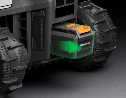 Jednoduše výměnná baterie